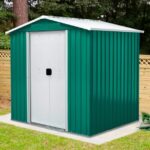 KOVINSKA VRTNA HIŠKA PERGART KÖLN II 64 ZELENA S184 X G98 X V184 CM - slika 4